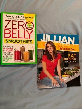 ZERO BELLY SMOOTHIES And Jillian Michaels Fat Burning Meal Plan 2 Books Bundle